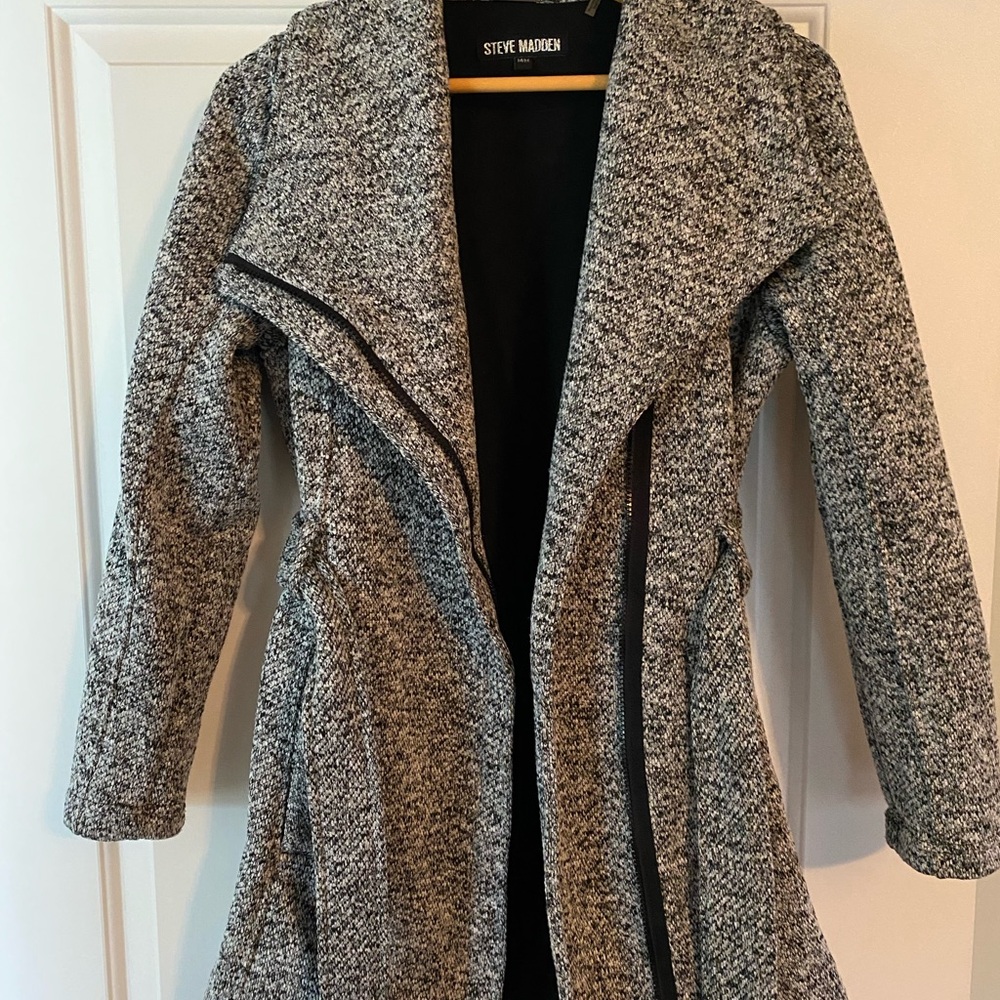 Steve Madden Gray Wool Blend Coat